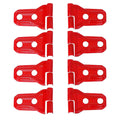 (8pcs/set) Door Hinge Shell for Jeep Wrangler JL 2018-2022 (Black/ Red/ Silver)