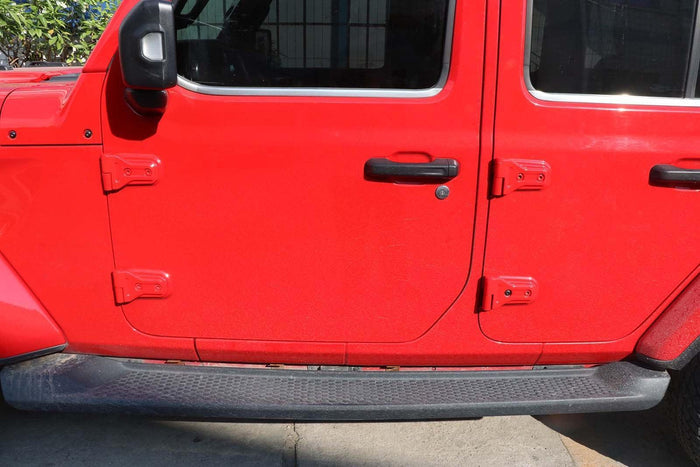 (8pcs/set) Door Hinge Shell for Jeep Wrangler JL 2018-2022 (Black/ Red/ Silver)
