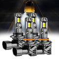 🆕9005+9006 LED Headlight Bulbs Q15 Series Fanless&Wireless 60W 18000LM 6500K Cool White | 4 Bulbs