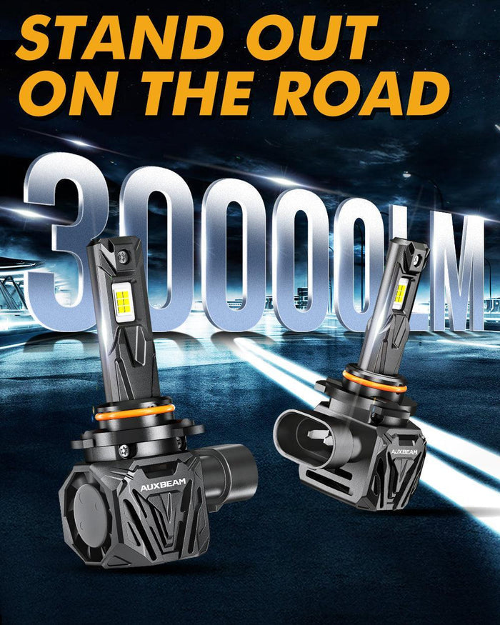 🆕9005/HB3 LED Headlight Bulbs Q40 Series Ultra-High Brightness 120W 30000LM 6500K Cool White | 2 Bulbs
