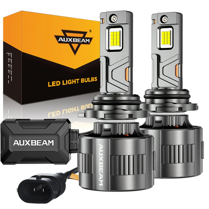 🆕9006/HB4 LED Headlight Bulbs 130W 32000LM F35 Series Dual Compatibility 12V/24V 6500K Cool White | 2 Bulbs