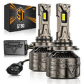 9006/HB4 LED Headlight Bulbs 180W 35000LM ST90 Series High Power 6500K Cool White | 2 Bulbs