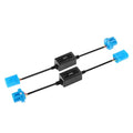 9007/HB5 C10-MODEL Enhanced LED Headlight Bulbs Canbus Decoder Anti-Flicker Hyper Flash No Warning Harness Resistor Conversion Kit 2pcs/set