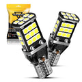 912 921 T15 W16W LED Back-up/Brake/Tail Light Bulbs 10W 300% High Brightness CAN-Bus Error Free 6500K White | 2 Bulbs