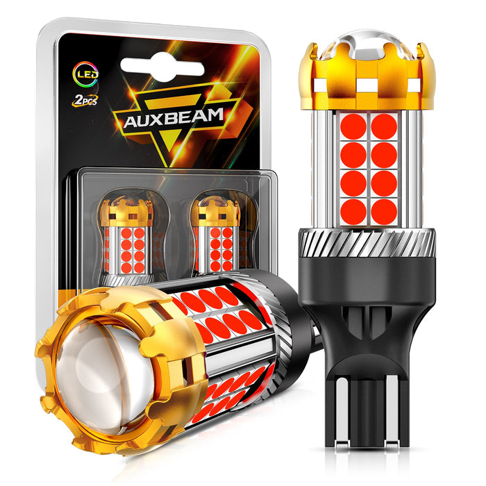 912 921 T15 W16W LED Strobe Flashing 3rd Brake Center High Mount Stop Light 20W 500% B21 Series | 2 Bulbs