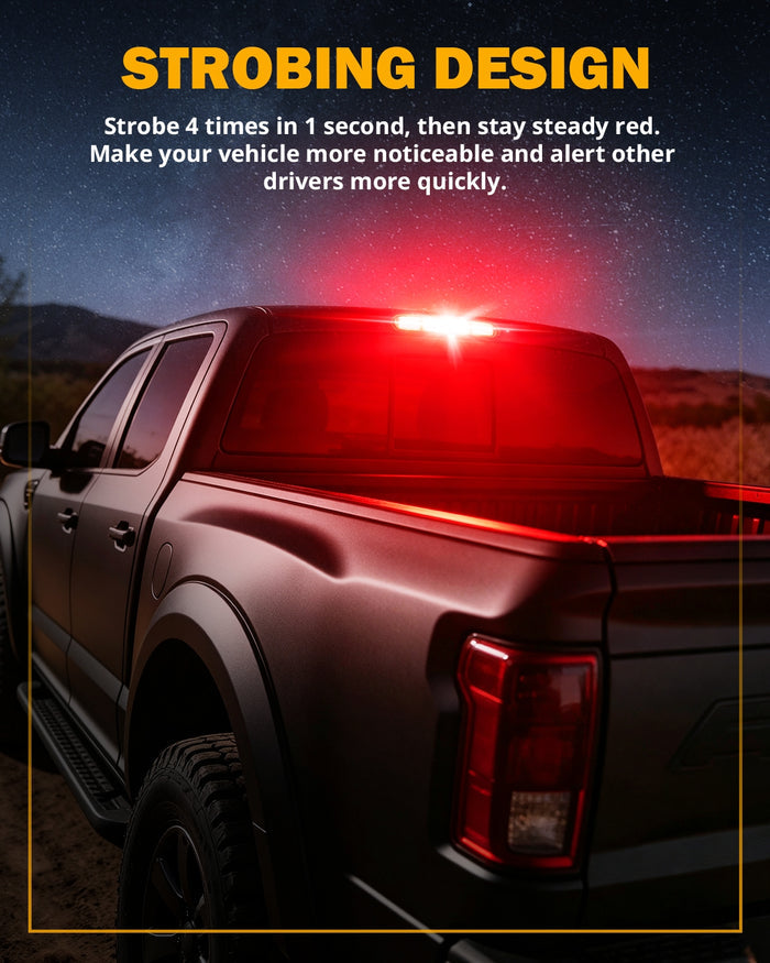 912 921 T15 W16W LED Strobe Flashing 3rd Brake Center High Mount Stop Light 20W 500% B21 Series | 2 Bulbs