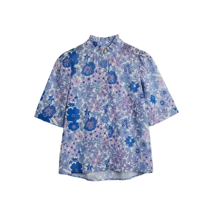 LA PLAGE Tuesday Top Meadow with Blues
