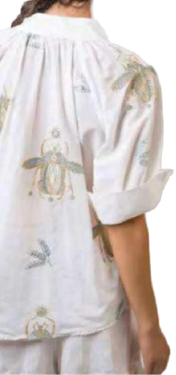 AETHER White Scarab Top
