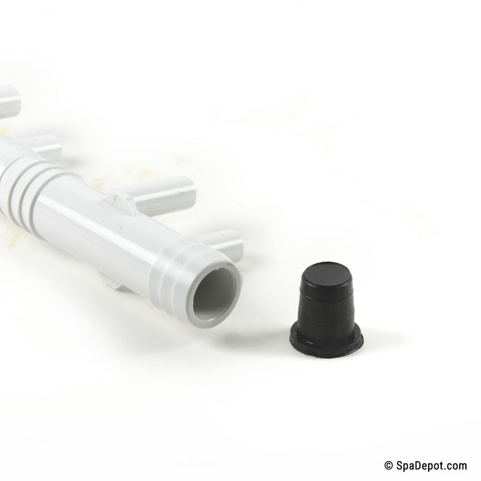 Air Manifold 3/4" Barb x Barb (6) 3/8" Barbs - Sectional