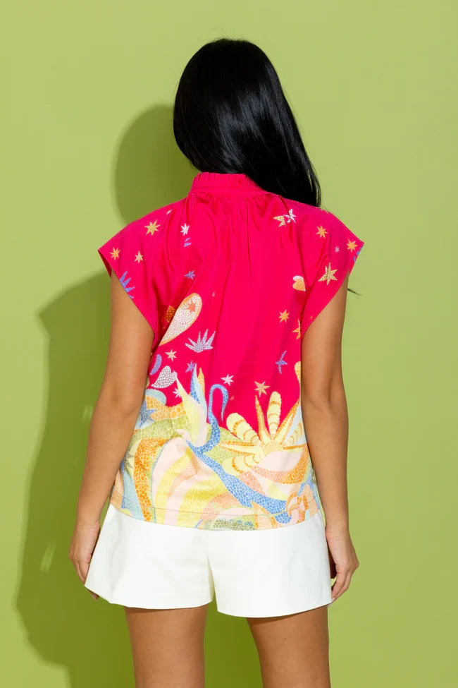 Alden Adair Birkin Top - Mosaic