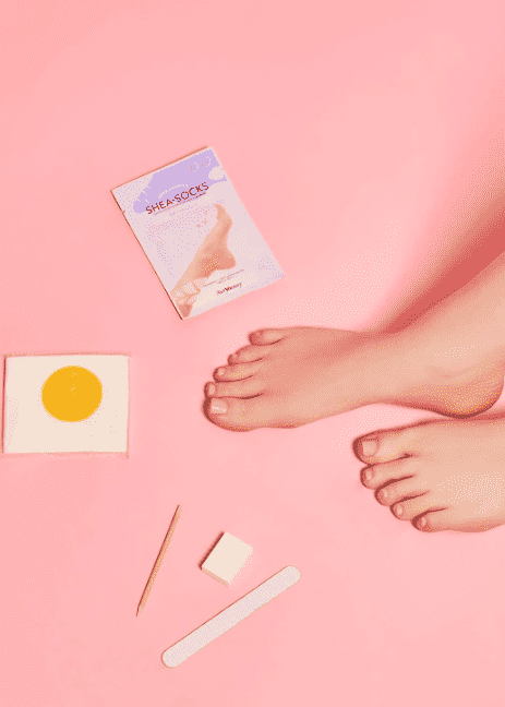 All-In-One Disposable PEDI Kit with Lavender Socks - Maskscara
