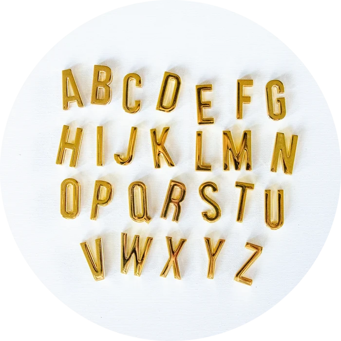 Alphabet Twilly Slider - G or A
