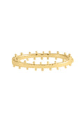 Anabel Aram Milos Gold Hinged Bangle