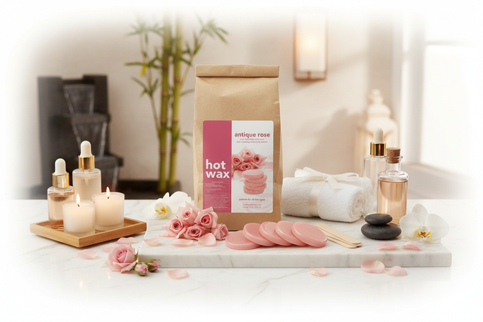 Antique Rose Hot Wax Disc 1Kg Luxury Spa