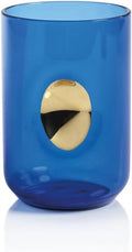 Aperitivo Tumbler with Gold Accent - Blue
