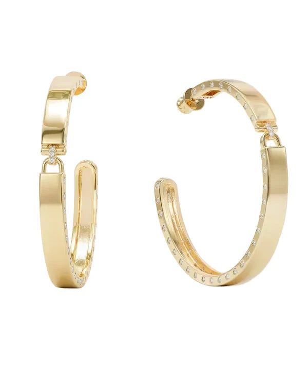 Ashley Lock Hoops 2"