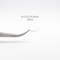 B-Curl Lashes - 0.15 Black 10 mm pkt