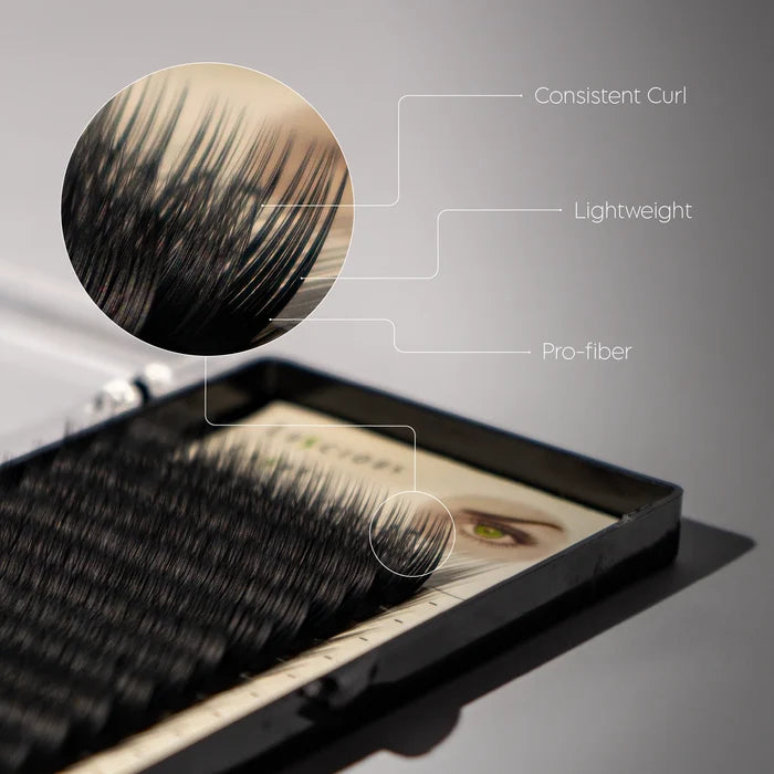 B-Curl Lashes 0.10mm Black 12mm