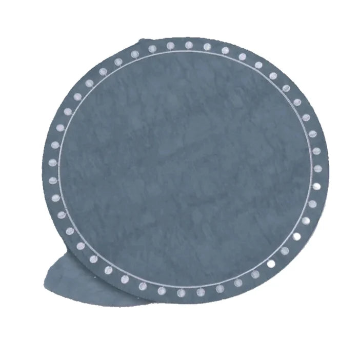 Beatriz Ball  Round Embroidered Dots Placemats