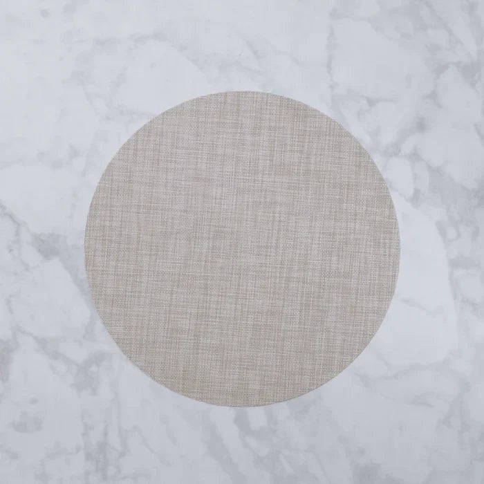 Beatriz Ball Round Woven Placemats Set of 4 - 3 Colors