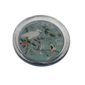 Birds & Blooms on Aqua Coaster