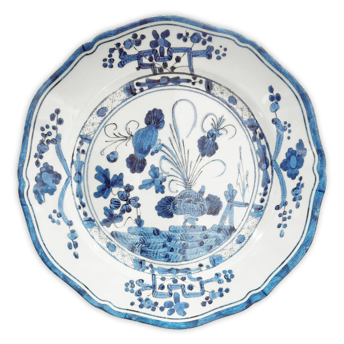 Blue & White Faenza  Melamine 11" Dinner Plate - Set of 4