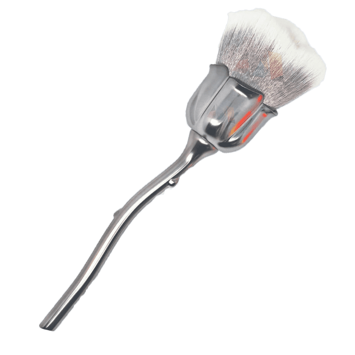 Boujee Rose Dusting Brush - Silver - Maskscara