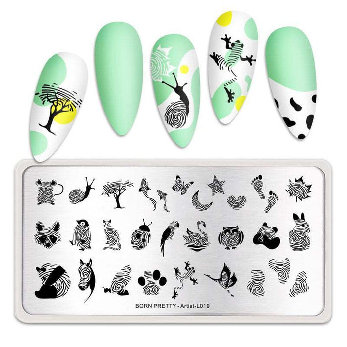 BP Stamping Plate - Artist (L019) - Maskscara