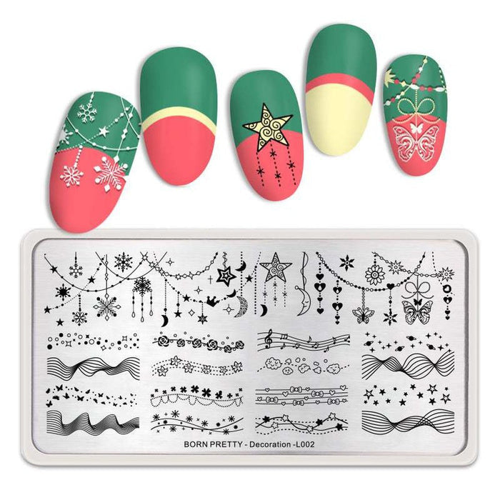 BP Stamping Plate - Decoration (L002) - Maskscara