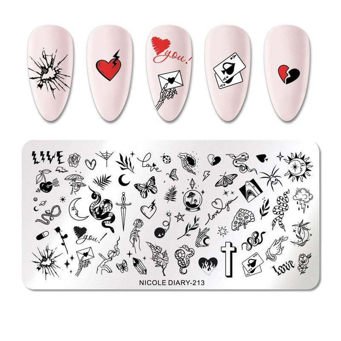 BP Stamping Plate - Nicole Diary (213)
