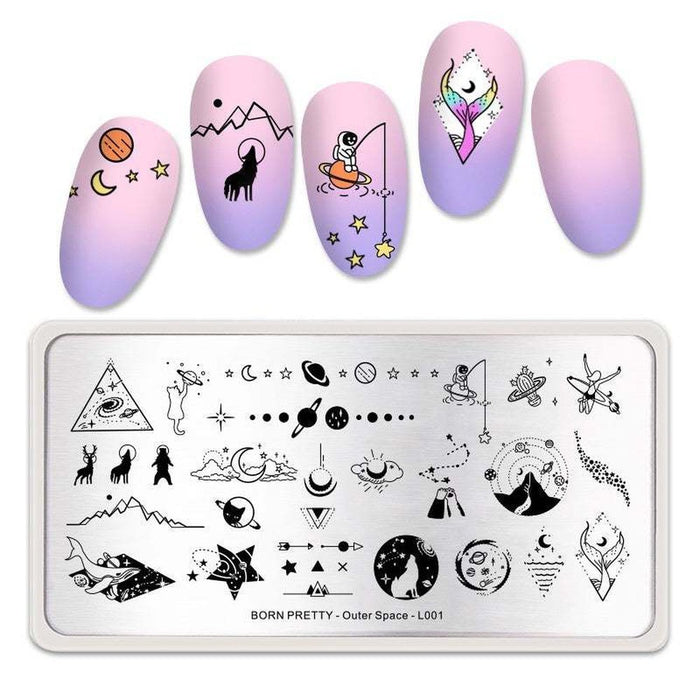 BP Stamping Plate - Outer Space (01) - Maskscara