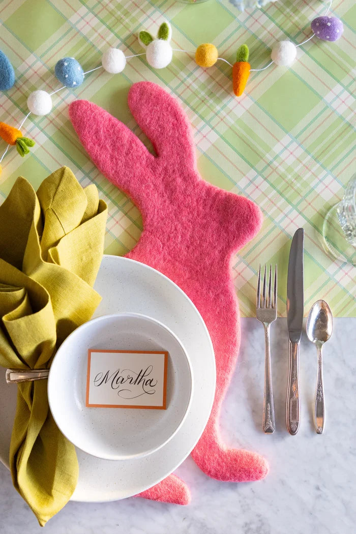 Bunny Felt Placemat - 2 Colors