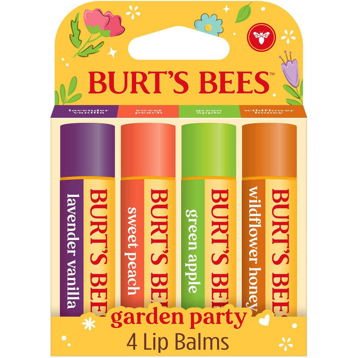 Burt's Bees Lip Balm - Garden Party Pack - 0.6oz/4ct