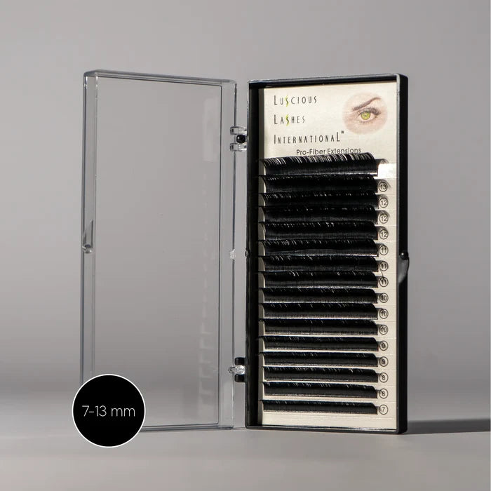 C-Curl Ellipse Lashes 0.15mm Black 7-13mm