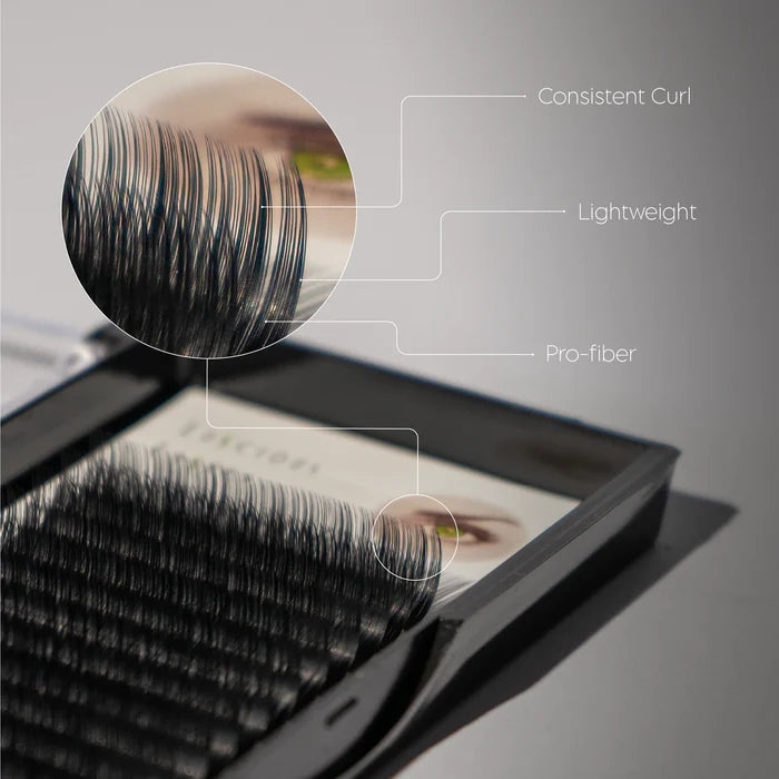 C-Curl Lashes 0.10mm Black 09mm