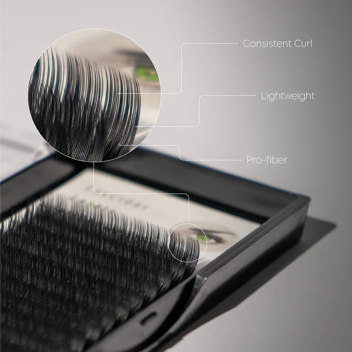 C-Curl Lashes 0.15mm Black 08mm