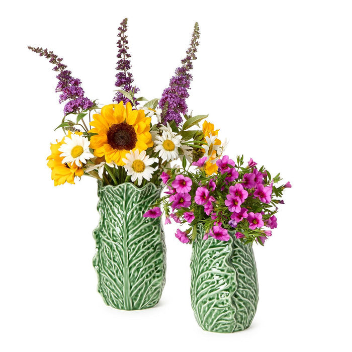 Cabbage Leaf Vases - 2 Sizes