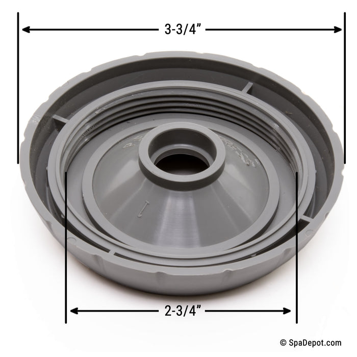 Cap for 3-Way 2" Diverter Valve