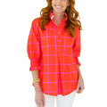 Caryn Lawn Kimberly Park Top - Orange and Pink