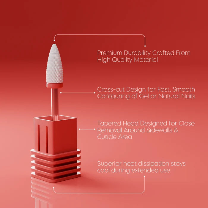 Ceramic E-File Bit - 3/32" Flame