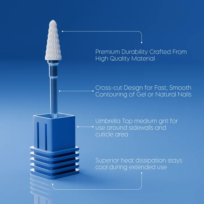 Ceramic E-File Bit - 3/32" Umbrella