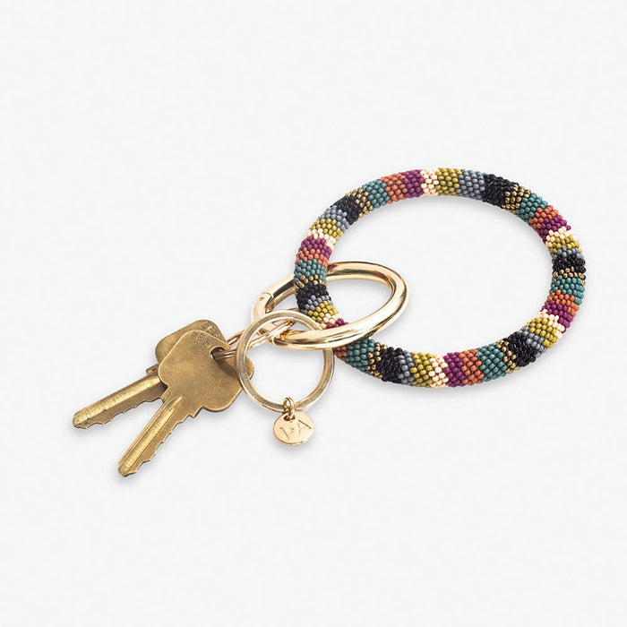 Chloe Stripe Key Ring -  Mulitple Variants