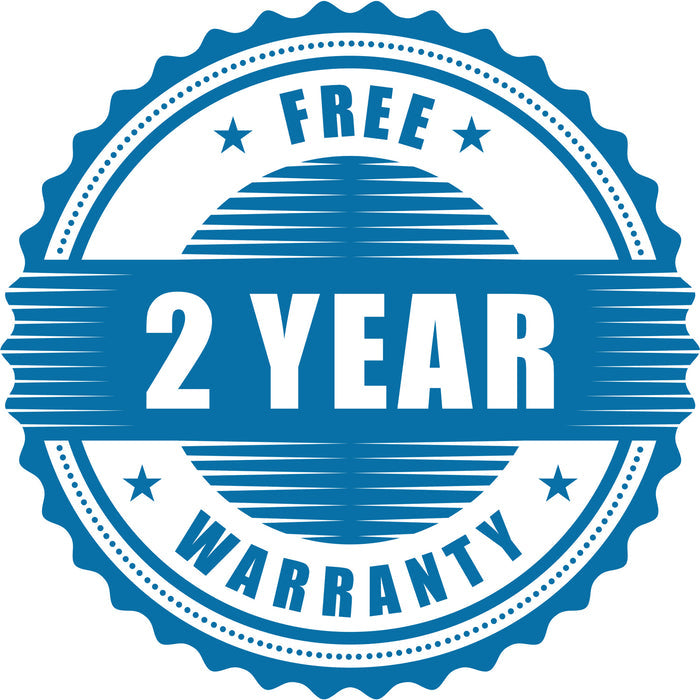free 2 year warranty