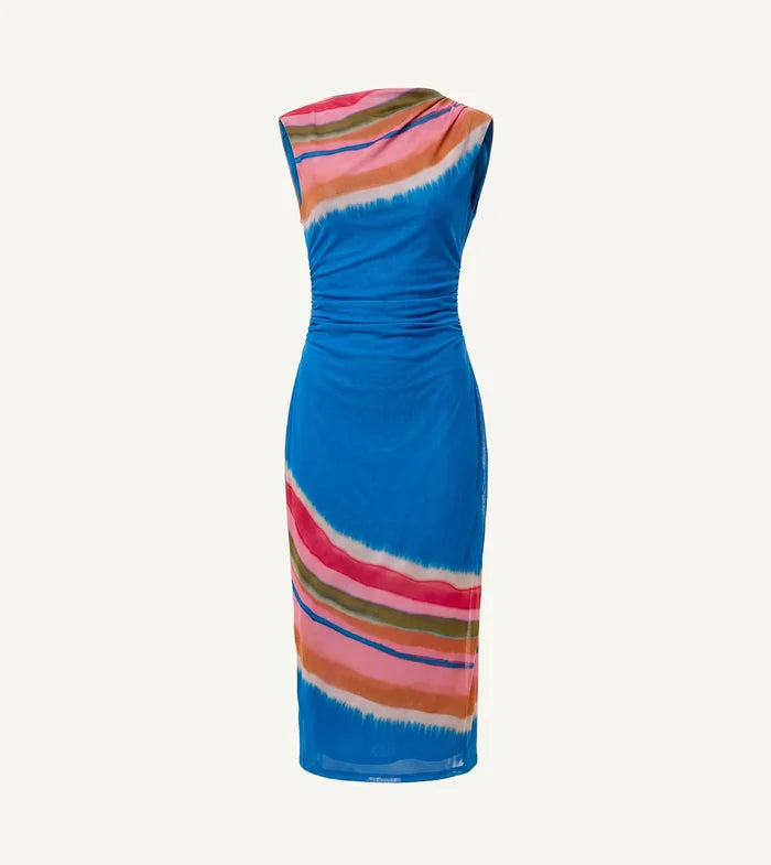 Cleobella Carrie Midi Dress - Watercolor Stripe