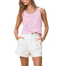 Cleobella Coraline Top - Prism Pink