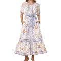 Cleobella Kelsey Ankle Dress - Bellavista Print