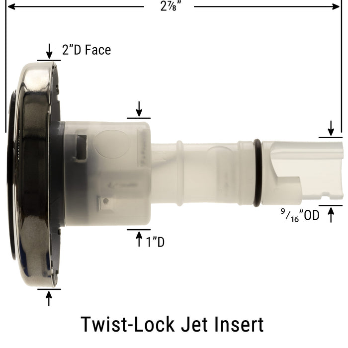 CMP 2" Pro-Loc Halo Directional Spa Jet Insert
