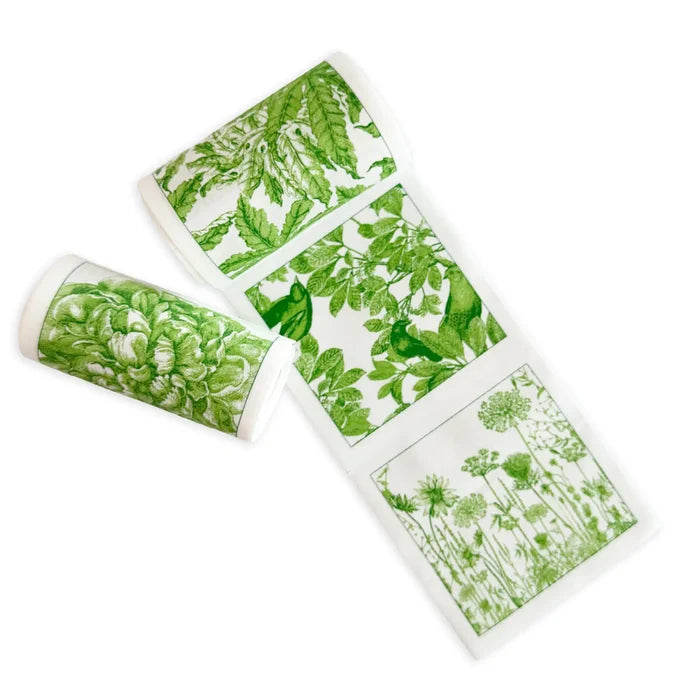 Cocktail Napkin Roll - Blue, Verde, Coastal and Seaside