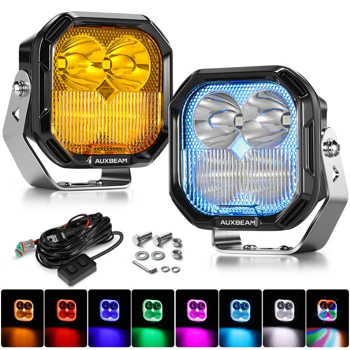 Combo / 2Pcs Pod Light / Without Black Covers
