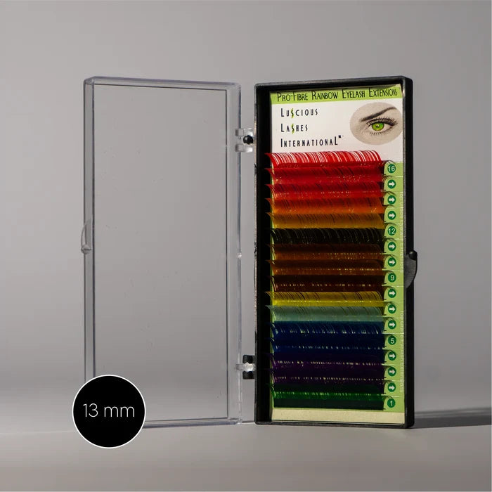 Colour Lashes B-Curl 0.20mm Rainbow 13mm